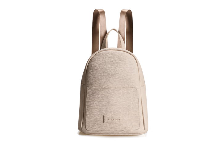 Lucky Bees Mochila de Piel Color Crema Lucky Bees Mochila de Piel Color Crema